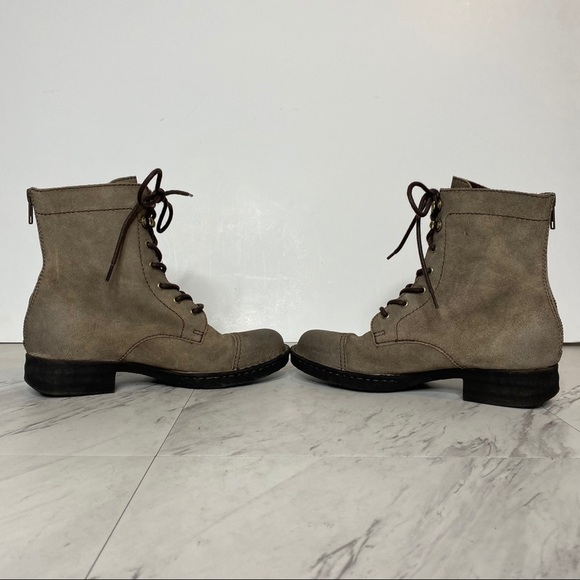New! Born Kelisa Gray Lace Up Boot 5.5 - Picture 5 of 13